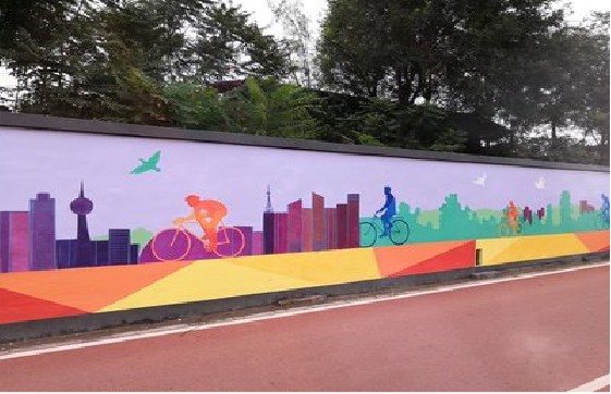 南昌墙体彩绘-围墙