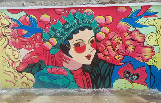 南昌墙体彩绘-网红墙