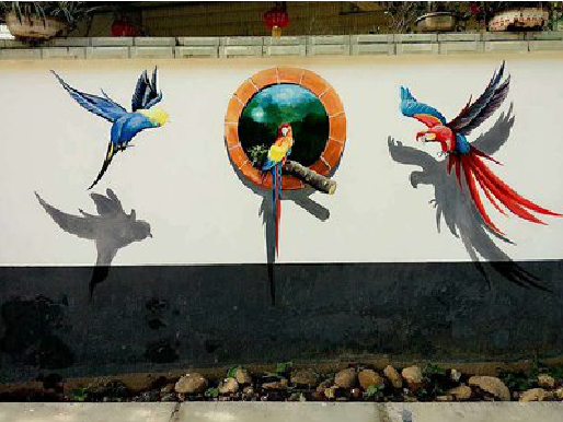 南昌视觉错位-3D墙绘设计