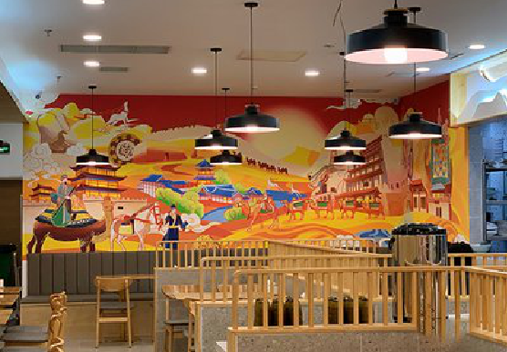 南昌商业空间彩绘介绍。