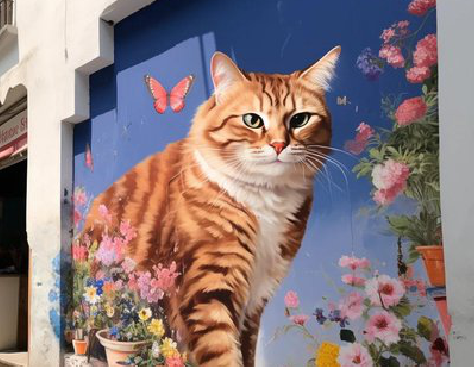 南昌自己绘制有个性的手绘墙