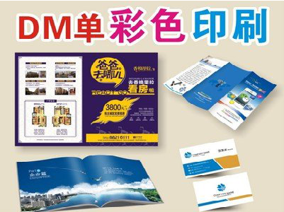 南昌单页印刷，色彩搭配简单。