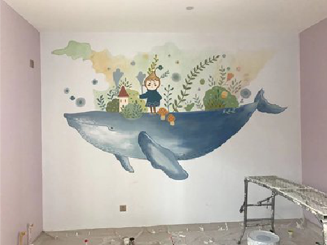 南昌手绘墙的特点及优势。